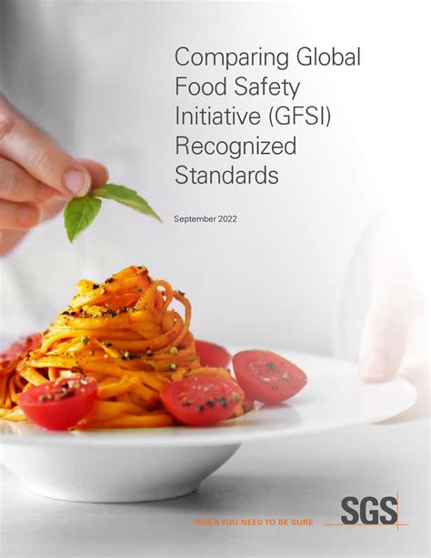 Comparing Global Food Safety Initiative Gfsi Recognized Standards