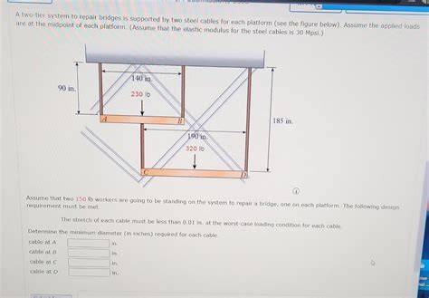 Solved A Two Tier System To Repair Bridges Is Supported By Chegg