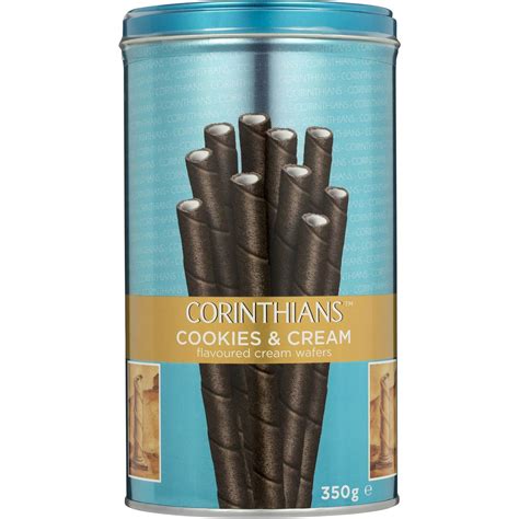 Corinthians Wafers Cookies N Cream 350g Woolworths