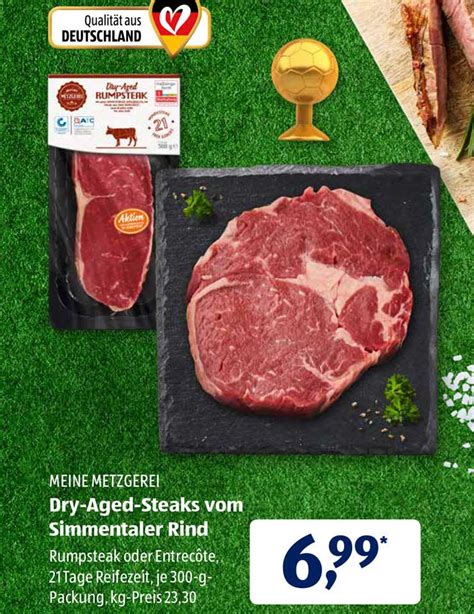 Meine Metzgerei Dry Aged Steaks Vom Simmentaler Rind Angebot Bei ALDI