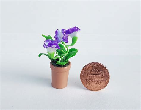 Dollhouse Miniature Plants-miniature Flower - Etsy