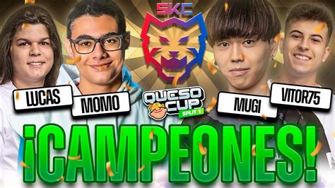 MOHAMED LIGHT MUGI LUCAS CAMPEONES DE LA QUESO CUP REVOL AIMAR