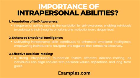 Intrapersonal Abilities 24 Examples Tips