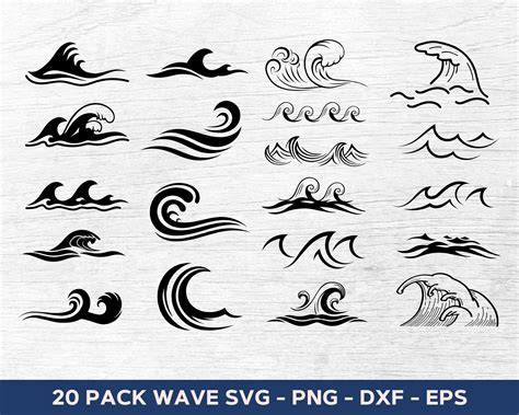 Wave Svg Ocean Svg Waves Svg Water Svg Surf Svg Wave Png Etsy Australia