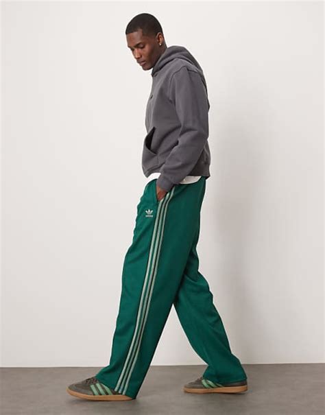 Adidas Originals Firebird Pantaloni Della Tuta Ampi Verdi Asos