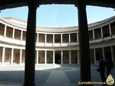 Palacio De Carlos V Granada Patio Artehistoria