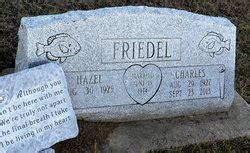 Charles A Charlie Friedel M Morial Find A Grave