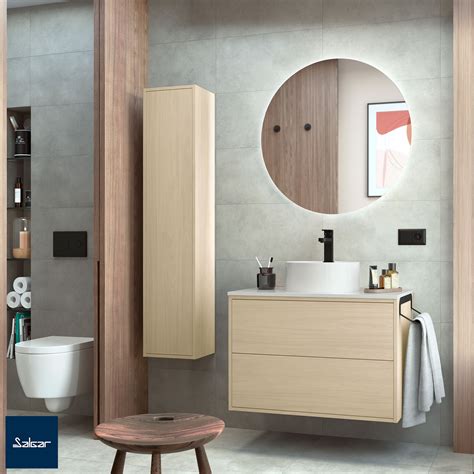 Conjunto mueble de baño OPTIMUS 800 NORDICK Lavabo de posar Espejo