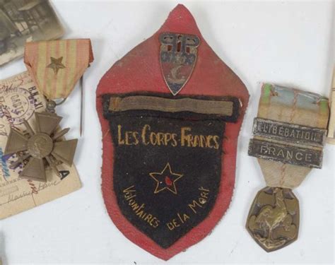 Lot De M Dailles Croix De Guerre M Daille Comm Morative