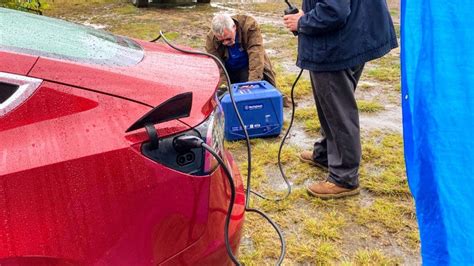 Can You Charge A Tesla Model 3 With A Petrol Generator Cleantechnica