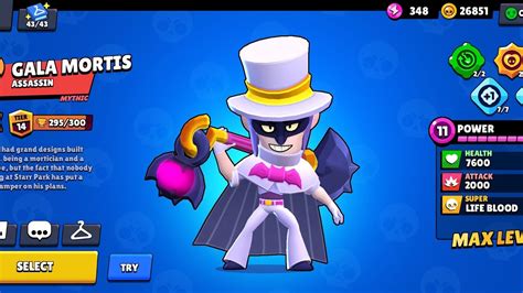 All Gala Mortis Skin Animations In Brawl Stars Youtube