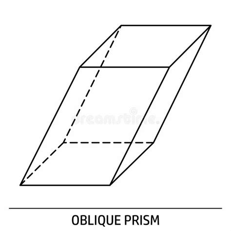 Prism Outline Vector Icon Thin Line Black Prism Icon Flat Vector