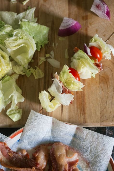 Grilled Wedge Salad Skewers Recipe Pop Shop America