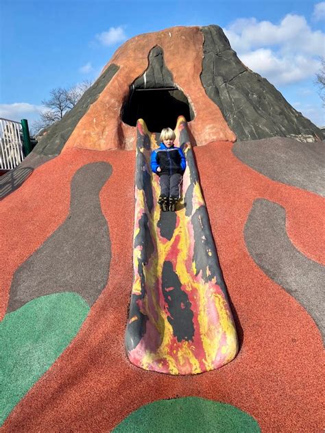 Kade's Playground in Herculaneum Has a Volcano - thatawaydad.com