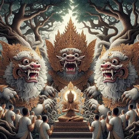 Premium Photo Art Of Balinese