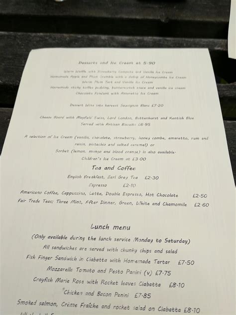 Patrons of the queens head weybridge are upset by new menu 14