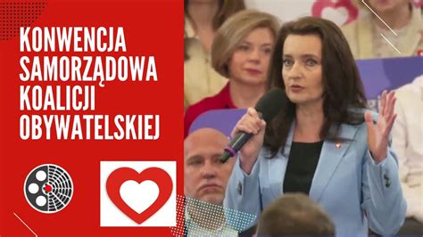 Marzena Ok A Drewnowicz Konwencja Samorz Dowa Koalicji Obywatelskiej