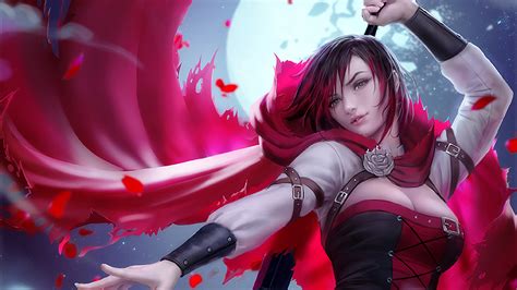 X Resolution Ruby Rose Rwby K Wallpaper Wallpapers Den