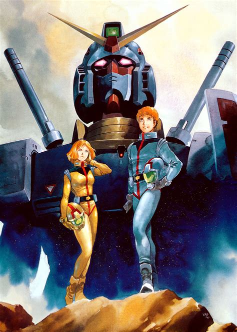 Rx Amuro Ray And Sayla Mass Gundam And More Drawn By