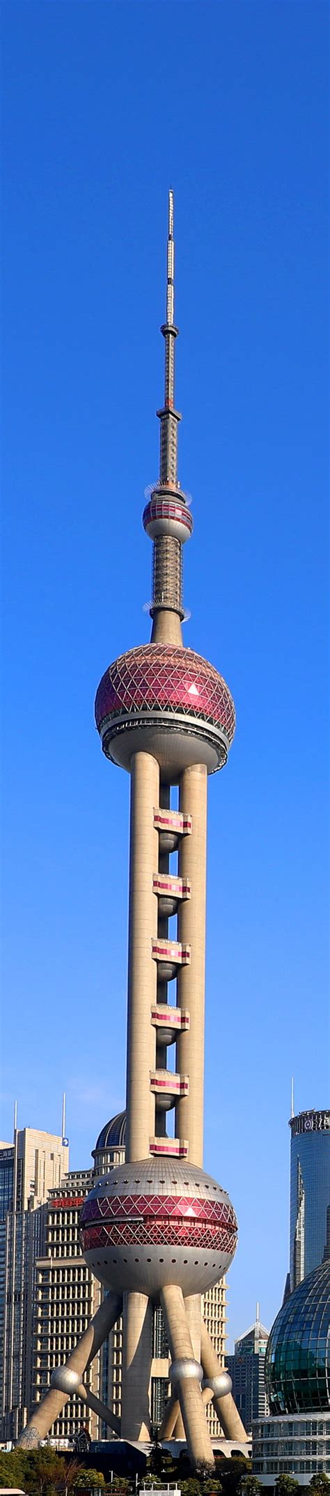 Shanghai Oriental Pearl Radio TV Tower World Tower