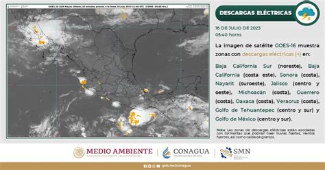 Clima 16 De Julio Lluvias Puntuales Fuertes En Sonora Chihuahua