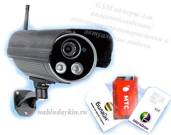 3 варианта видеонаблюдения с GSM камерами, критерии выбора оборудования ...