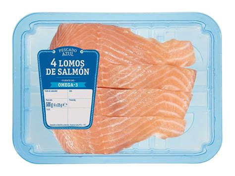 4 Lomos de salmón Lidl