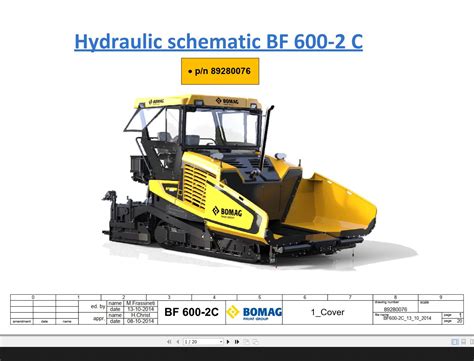 Bomag Bf C Hydraulic Schematic Drawing No Pdf