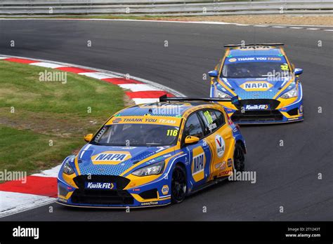 Championship Winner Ashley Sutton Napa Racing UK Driving Ford Focus