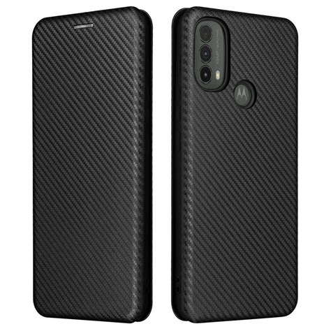 Skalo Moto E E Carbon Fiber Lompakkokotelo Musta Gigantti