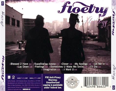 Car tula Trasera de Floetry - Flo'ology - Portada