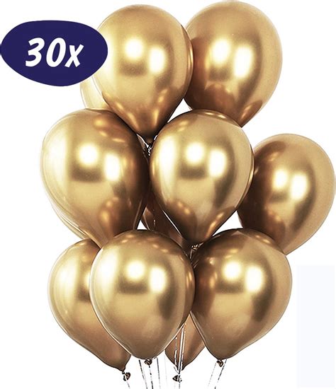 Gouden Chrome Ballonnen Luxe Chrome Ballon Verjaardag Versiering