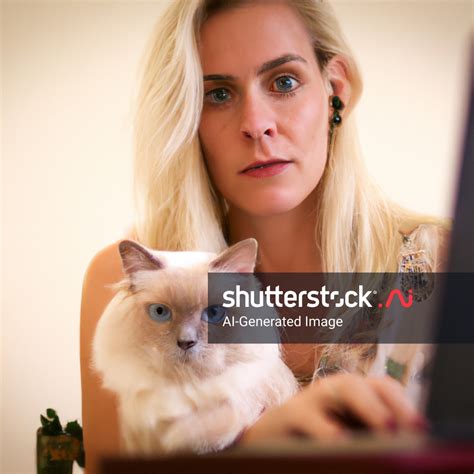 Photo 30 Years Old Blonde Woman AI 生成图片2259860143 Shutterstock