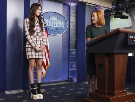 Olivia Rodrigo Visits White House In 6 Inch Platform Sandals