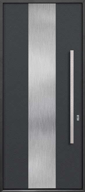 Aluminum Front Door Custom Single Euro Technology With Exterior