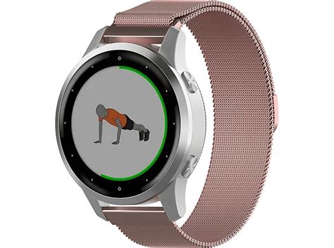 Strap It© Armband Ersatzarmband Garmin Vivoactive 4s Rosa Mediamarkt