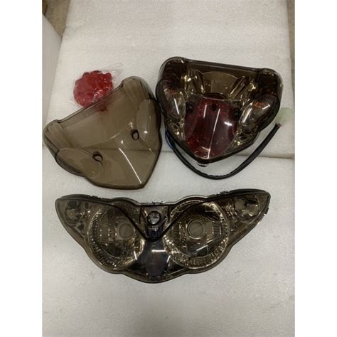 Head Lamp Tail Lamp Assy Cover Lampu Depan Belakang Set Smoke Yamaha