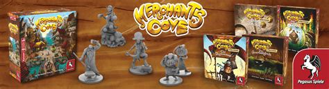 Merchants Cove Grundspiel Und Erweiterungen Bei Pegasus Spiele