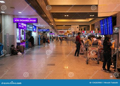 Departure Floor Of Don Mueang International Airport Bangkok Thailand