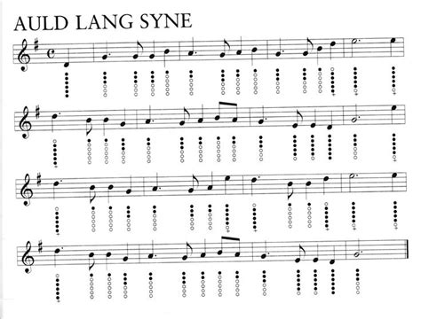 Auld Lang Syne Bagpipe Sheet Music Printable Templates Free