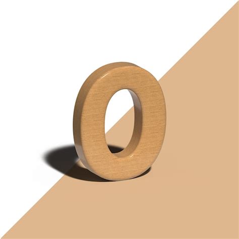 premium psd  wooden number    transparent background