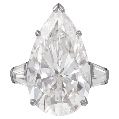 GIA Certified 3 Carat Pear Cut Diamond Ring For Sale At 1stDibs 3