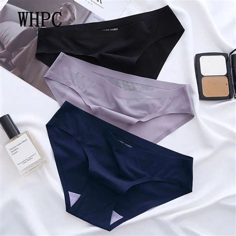 Whpc Ropa Interior Sin Costuras Para Mujer Bragas Informales De Seda