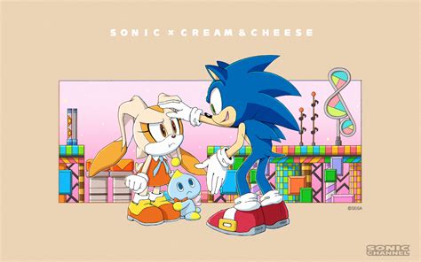 วอลเปเปอร์ โซนิคเดอะเฮดจ์ฮ็อก ครีม Cream The Rabbit อาจ Sega เกม Pc Video Game Art