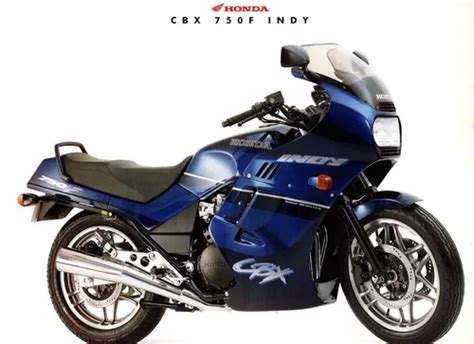 Folder Catálogo Folheto Honda Cbx 750f Indy Ho044 Mercadolivre