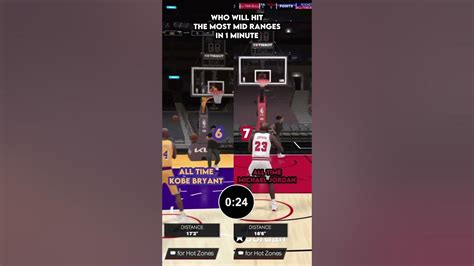 Kobe Bryant Vs Michael Jordan Mid Range Contest Nba2k24 Youtube