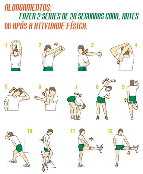 Série De Alongamentos Pra Você Fazer Em Casa Exercícios De Alongamento Alongamentos Antes Do