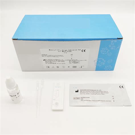 One Step Malaria Rapid Diagnostic Pan PF Test Kit China Malaria Test