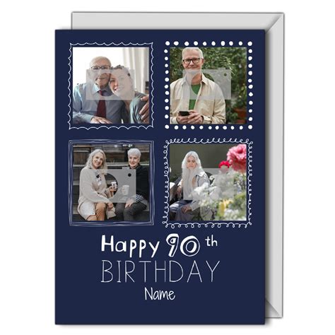 Personalised Cards And Ts Online 90th Birthday Card Personalised