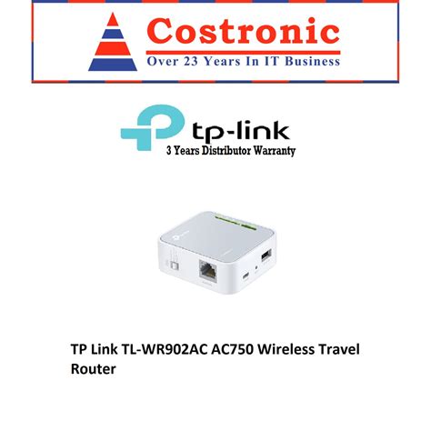TP-LINK TL-WR902AC AC750 WIRELESS TRAVEL ROUTER/3 YEARS DISTRIBUTOR ...